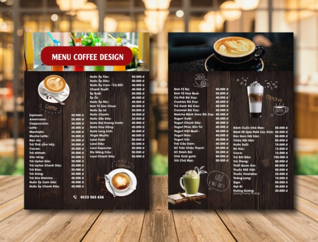 THIẾT KẾ MENU QUÁN CÀ PHÊ: LÀM THẾ NÀO ĐỂ GÂY ẤN TƯỢNG VỚI KHÁCH HÀNG?