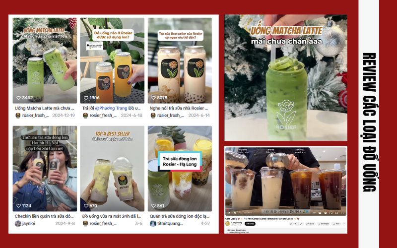 content cho quán cafe, Kho content cho quán cafe bao hút view, Review các loại đồ uống đặc trưng