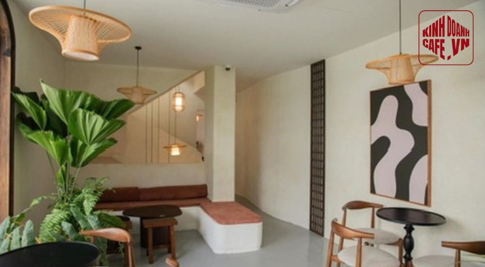 Mẫu thiết kế quán cafe tối giản hiện đại