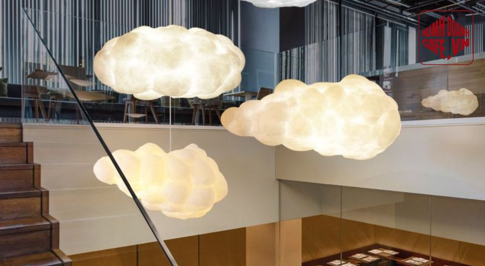 Đèn quán cafe phong cách hiện đại, tối giản