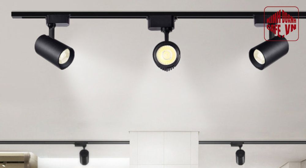 Đèn rọi ray linh hoạt trong chiếu sáng điểm