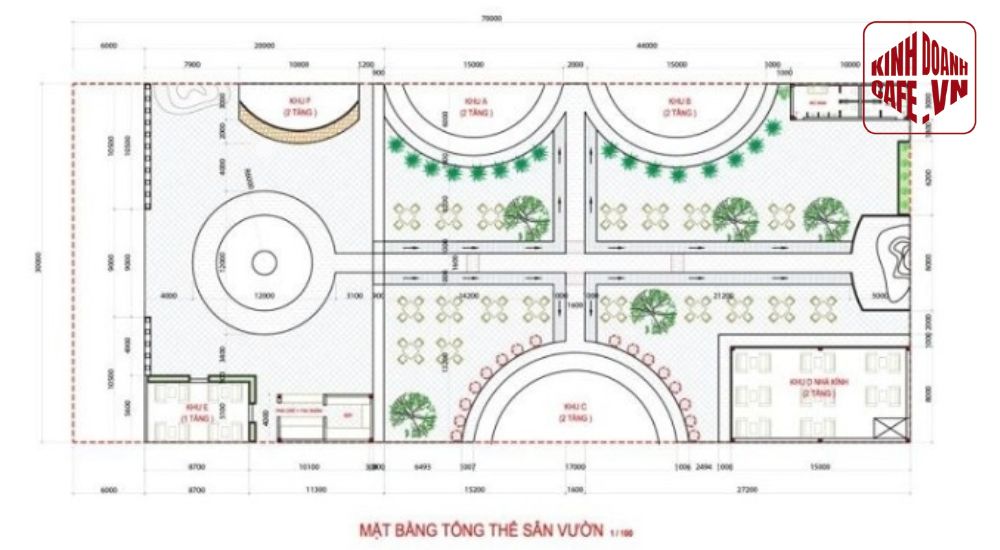 Phong cách Tropical giúp tăng trải nghiệm thiên nhiên cho mô hình cafe sân vườn