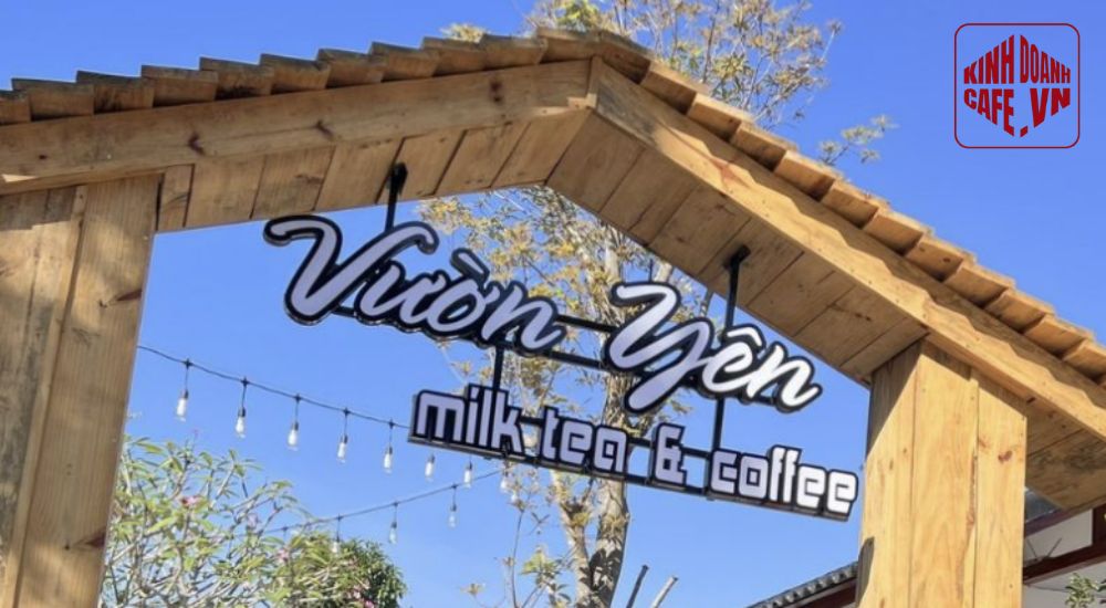 Bảng hiệu coffee phong cách Vintage