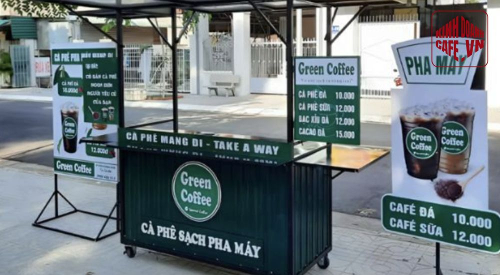 Bảng quảng cáo cafe mang đi (take away)