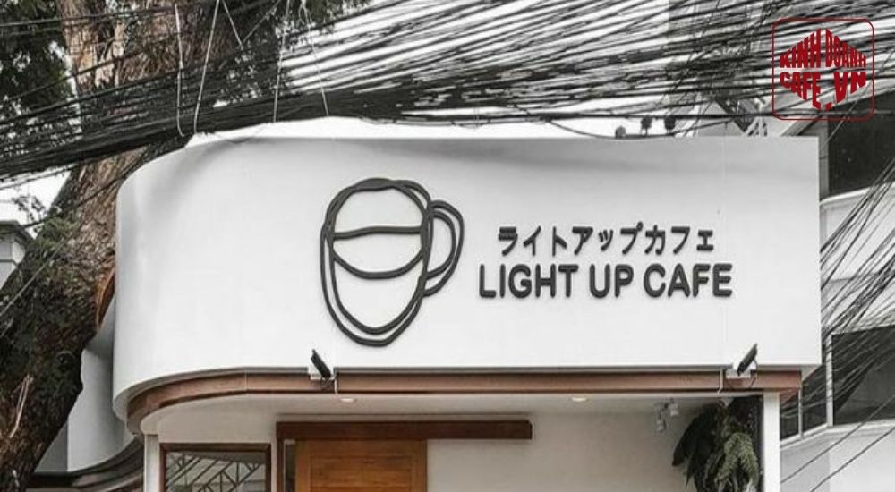 Biển cafe độc đáo bằng chữ nổi