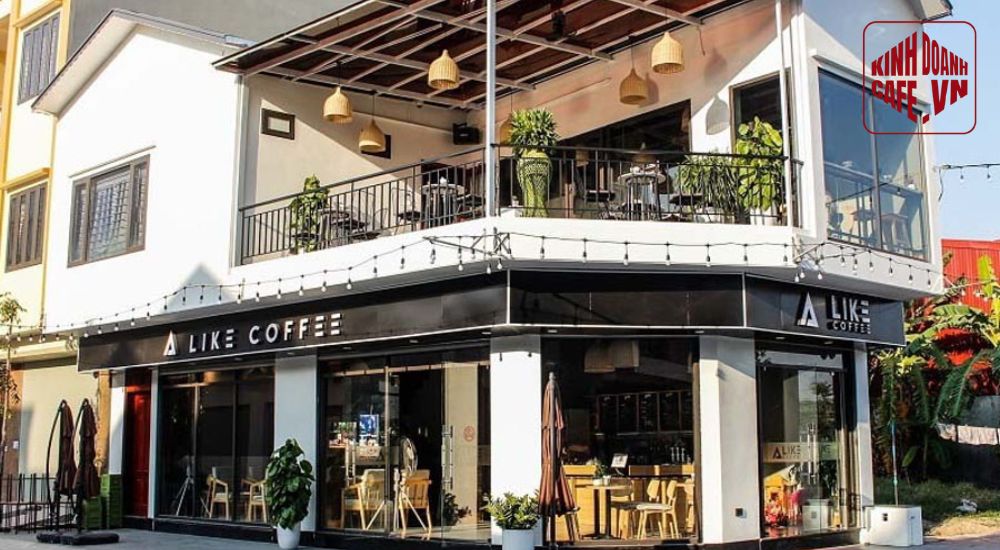 Góc phố cafe hiện đại, trẻ trung