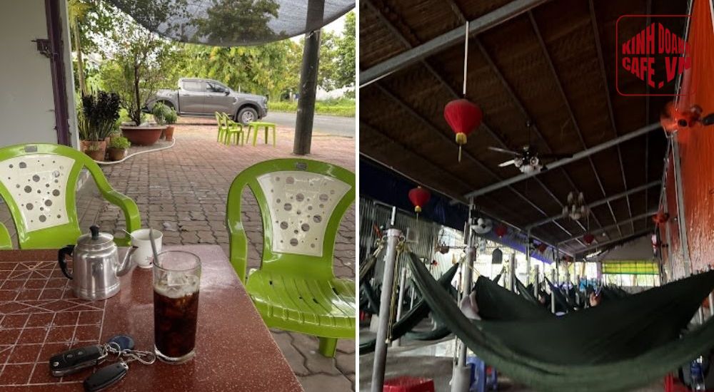 Trải nghiệm thư giãn giữa thiên nhiên tại quán cafe võng Mây