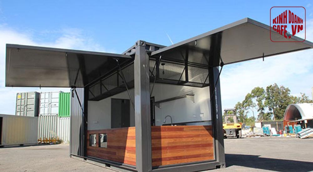 Container coffee 20 feet bình dân, tiết kiệm chi phí