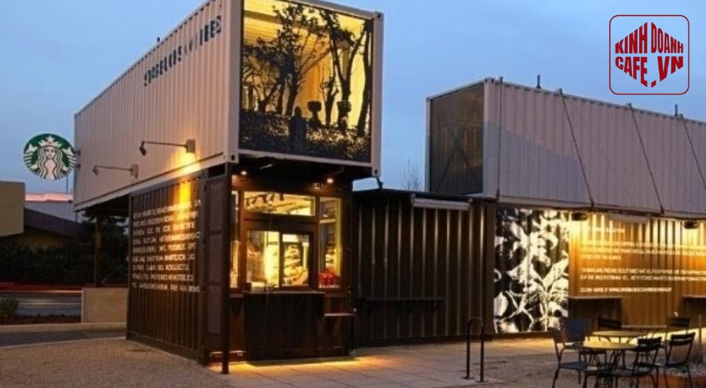 Container coffee 20 feet cao cấp, sang trọng