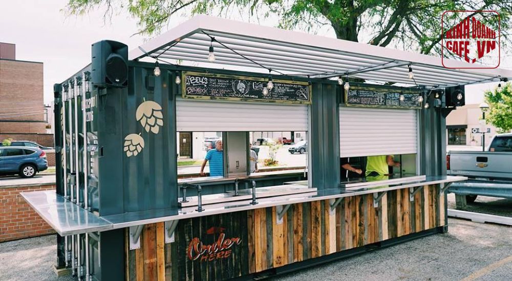 Container coffee 20 feet tầm trung, đa năng