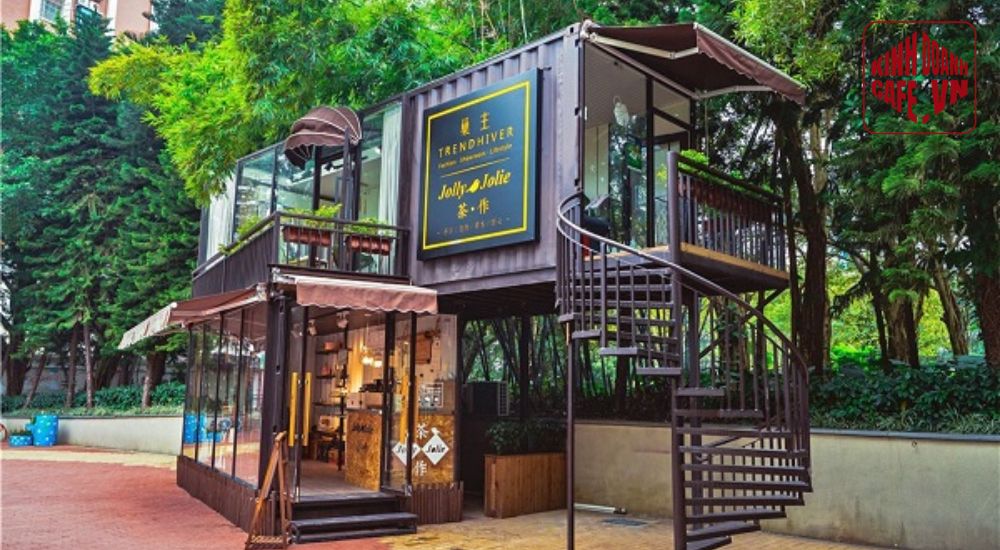 Container coffee sân vườn