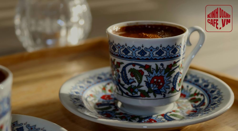 Mẫu ly cafe gốm sứ truyền thống