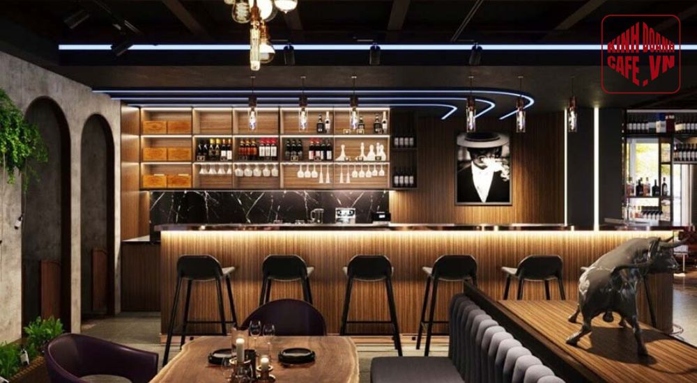 Mẫu quầy bar đẹp quán cafe có vai trò quan trọng trong việc vận hành và nâng cao trải nghiệm của khách hàng 