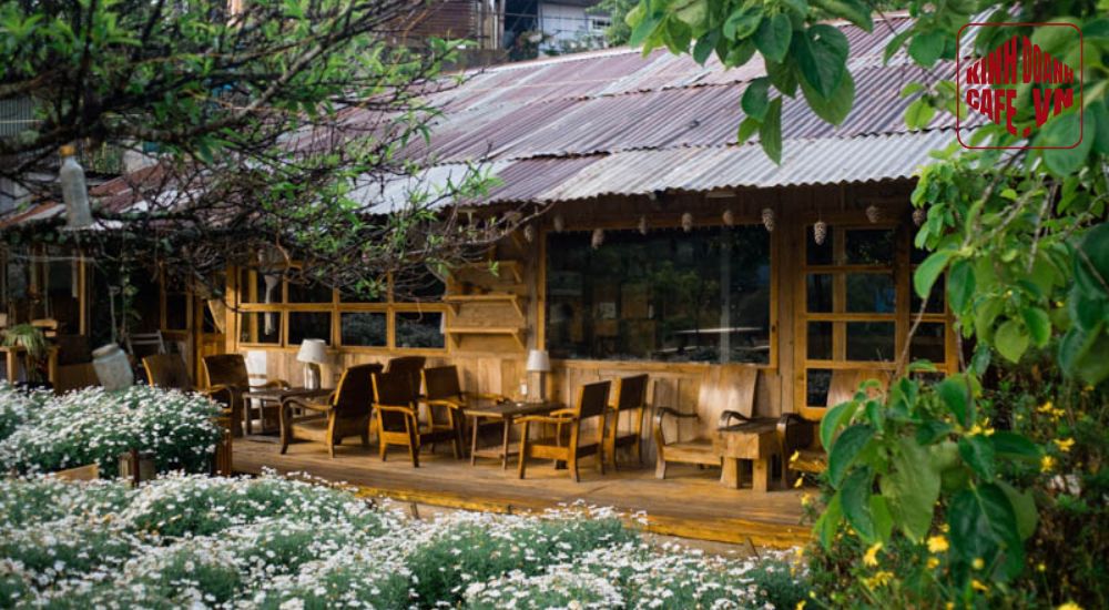 Cafe sân vườn làng quê