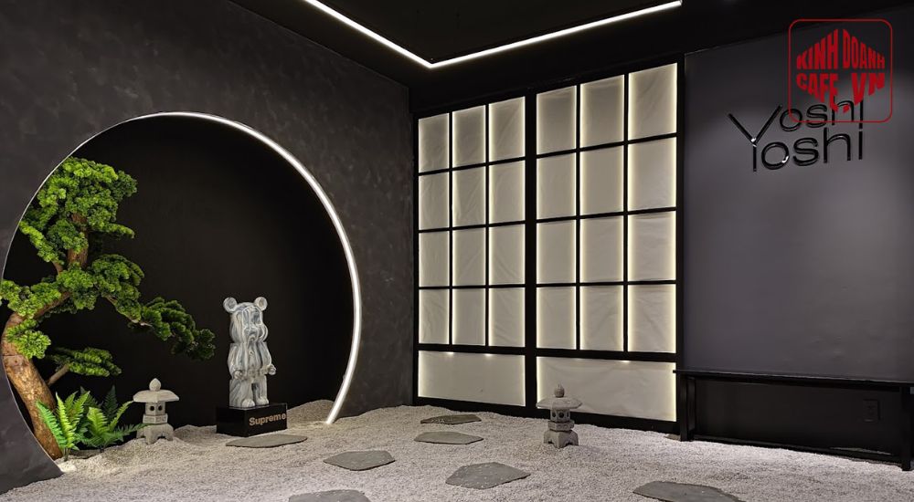 YoshiYoshi Coffee & Tea là quán cafe đẹp ở Sài Gòn mang phong cách hiện đại, tinh tế và sang trọng