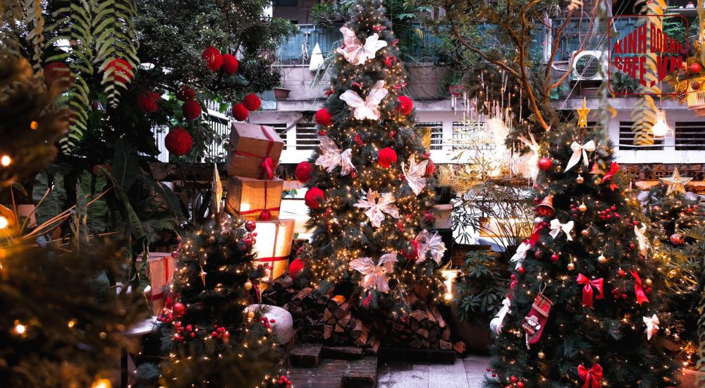 Oromia Coffee & Lounge – Thưởng thức cà phê trong sắc đỏ Noel