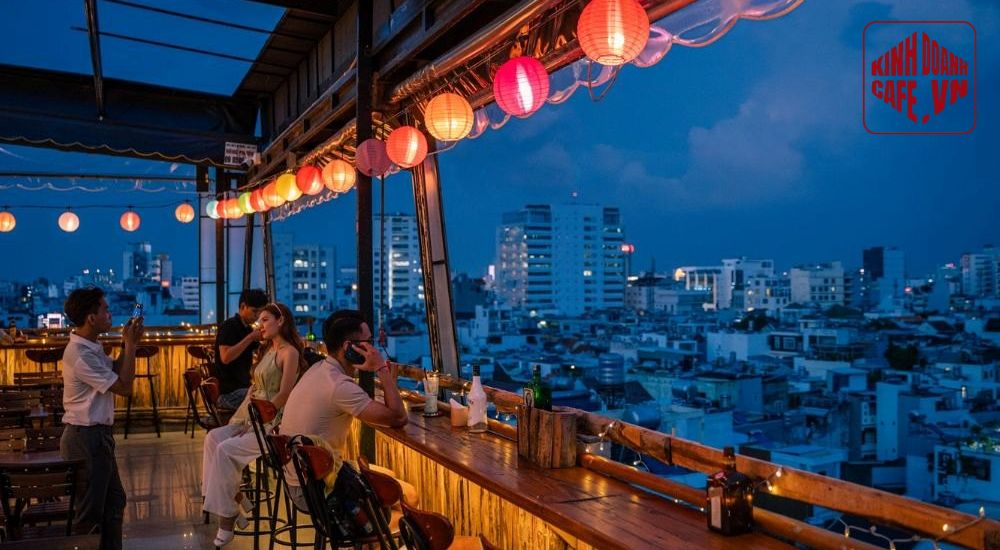 Phong cách hiện đại tại Lang Thang Rooftop