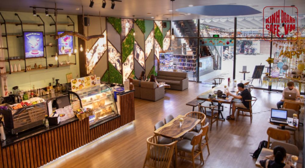 Mẫu thi công quán 3D HUB COFFEE