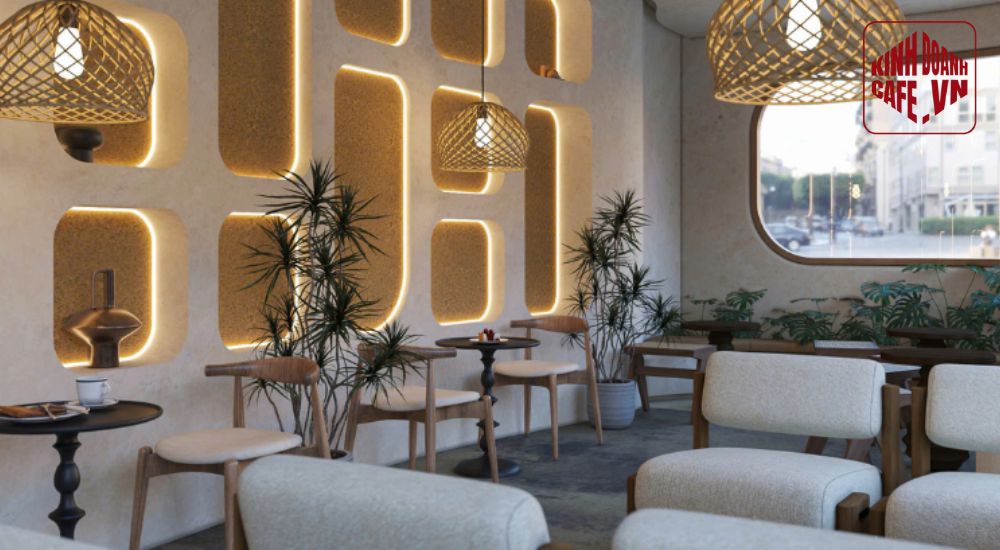 Mẫu thi công quán THE WISH COFFEE