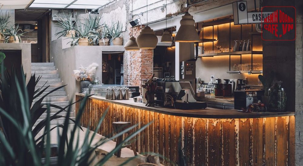 Phong cách Rustic tạo cảm giác mộc mạc và dễ ghi dấu ấn trong thiết kế nội thất quán cafe