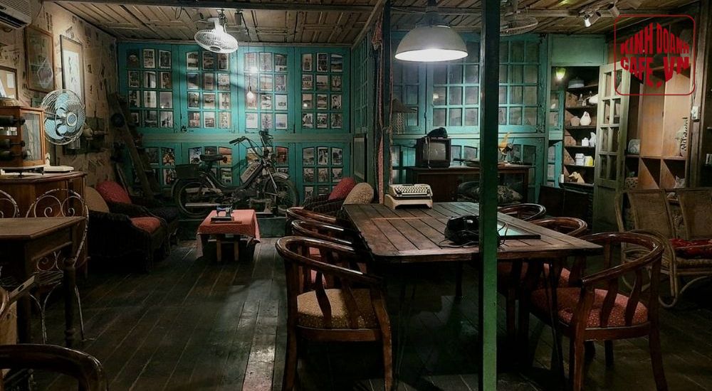 Phong cách Trịnh tạo không gian lắng đọng cho cafe phong cách cổ điển