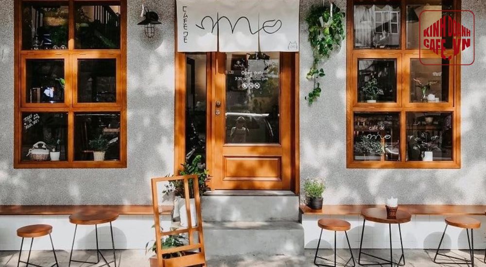 Cà phê cóc phong cách hiện đại giúp tối ưu diện tích, gọn gàng và tiện nghi cho khách