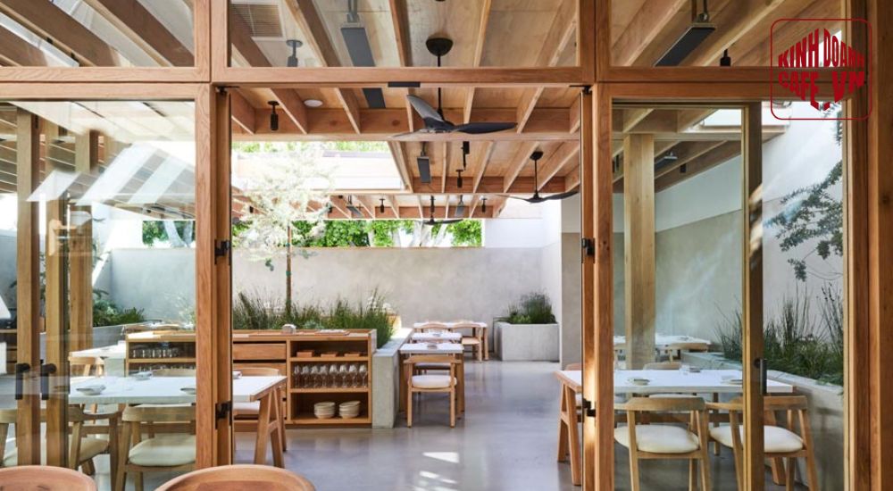 Thiết kế quán cafe mặt tiền 5m mang lại nhiều lợi ích vượt trội cho chủ quán