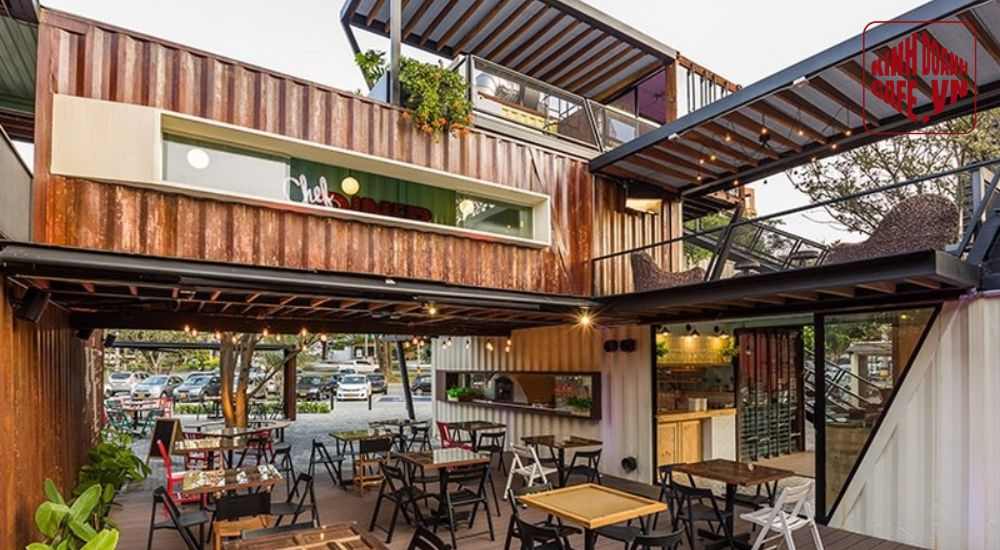 Thiết kế quán cafe thép tiền chế là giải pháp hiện đại, bền vững và dễ thi công