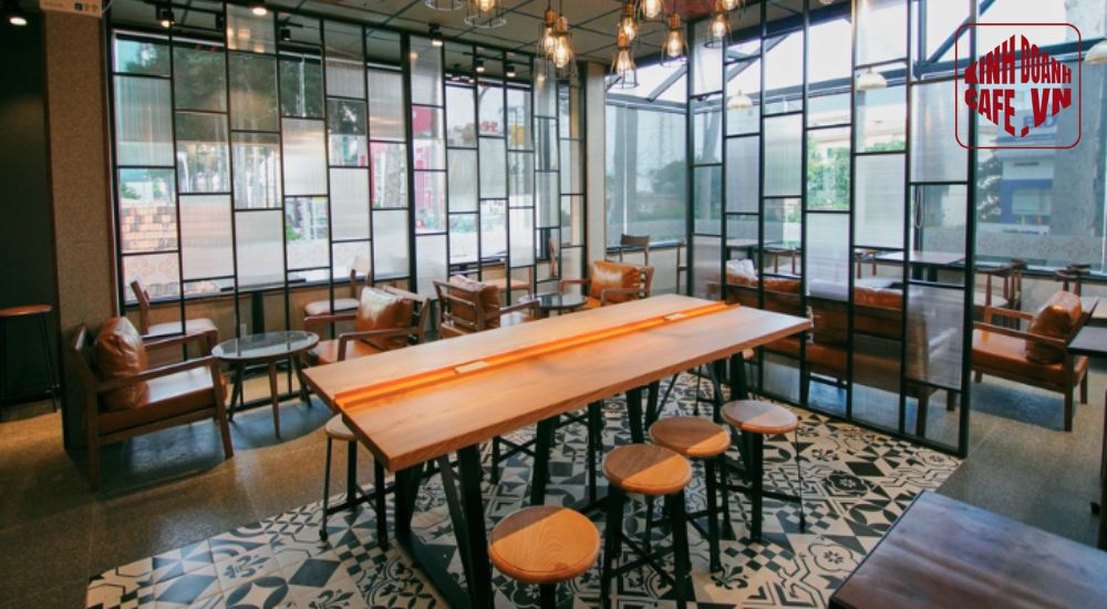 Dự án thiết kế quán cafe trọn gói YAN COFFEE & TEA