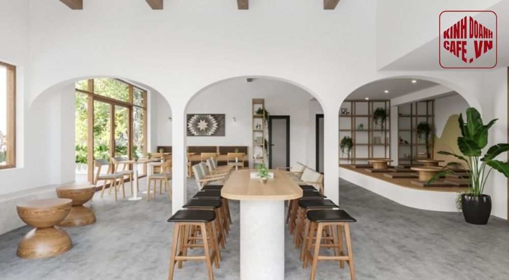 Trần cafe thạch cao mang lại giải pháp decor linh hoạt và hiện đại