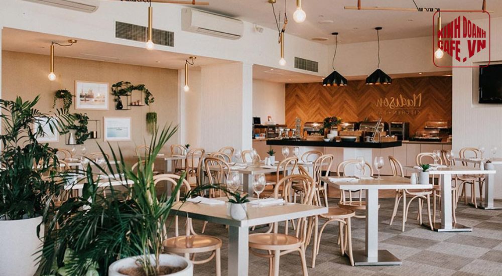 Trang trí quán cafe đẹp theo phong cách Mid-Century