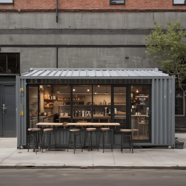 Mô hình quán cafe Container đầy sáng tạo